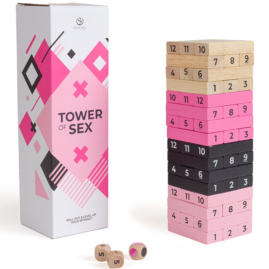 SECRETPLAY - JUEGO DE TORRE SEXUAL DE MADERA