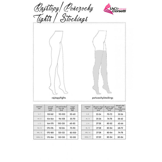 LIVCO CORSETTI FASHION - GRARDDIS LC XG042 MEIAS PRETAS TAMANHO ÚNICO