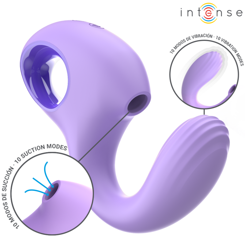 INTENSE - BAXTER VIBRADOR E ESTIMULADOR VIOLETA