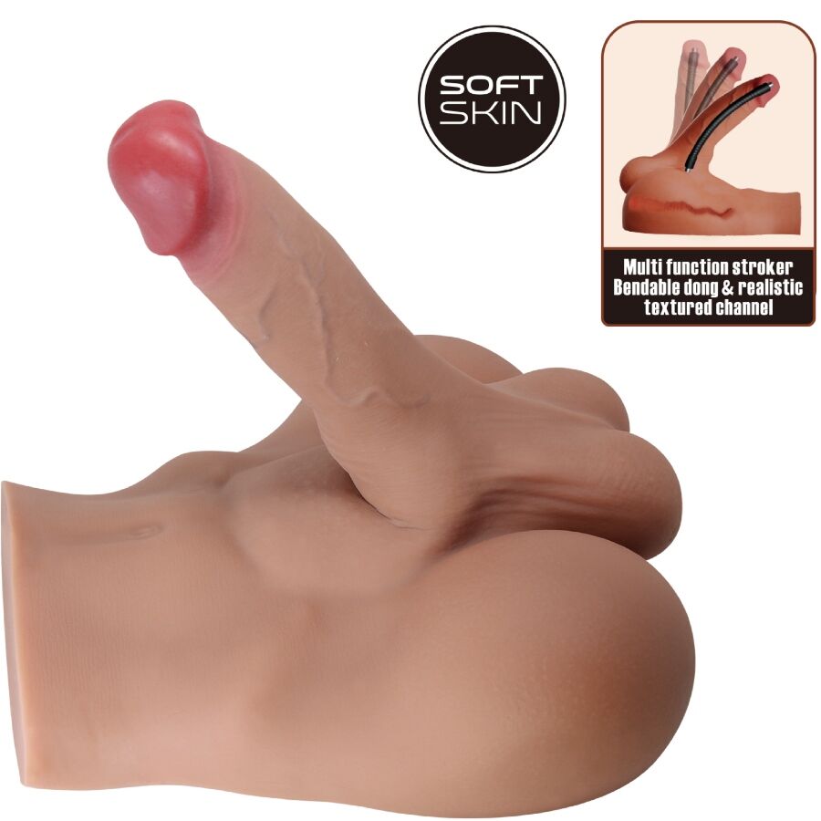 CRAZY BULL - MASTURBADOR REALISTA NATURAL RHYNE BACK