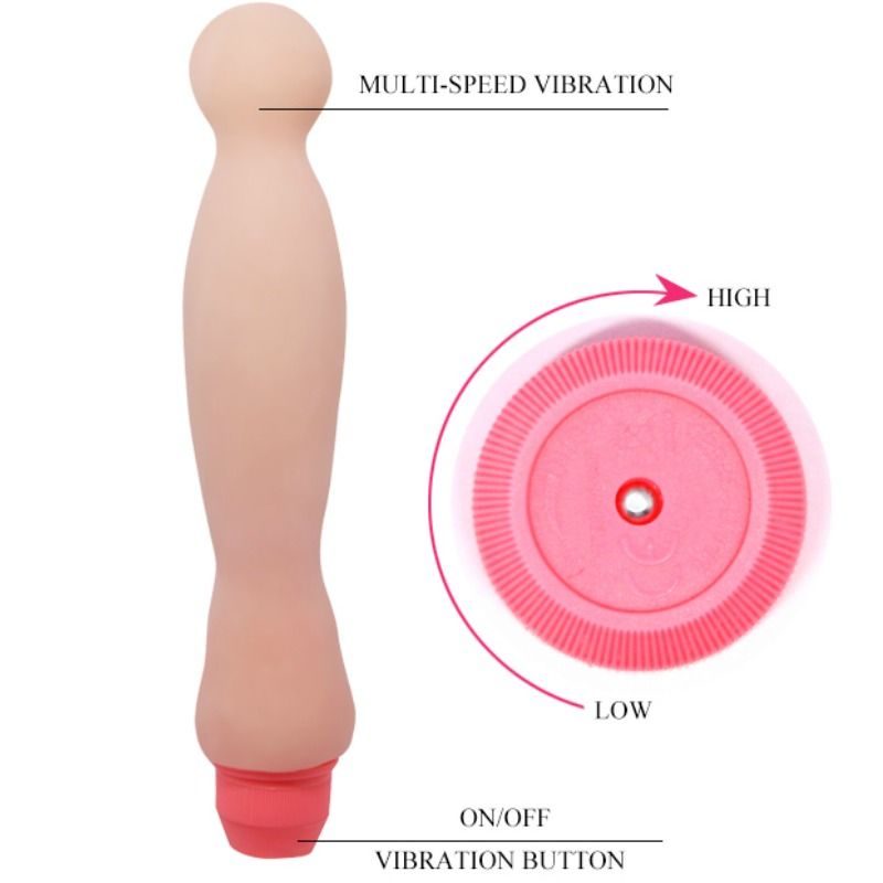 BAILE - VIBRADOR DE COLUNA SENSUAL FLEXI VIBE 22 CM